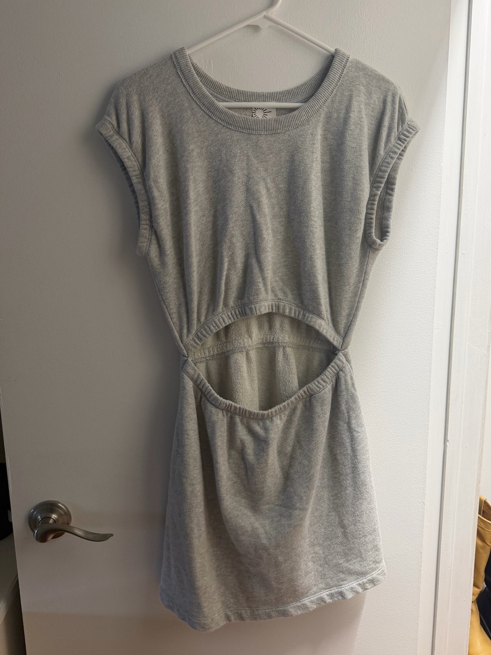Aerie Heather Gray Terrycloth Cotton Dress